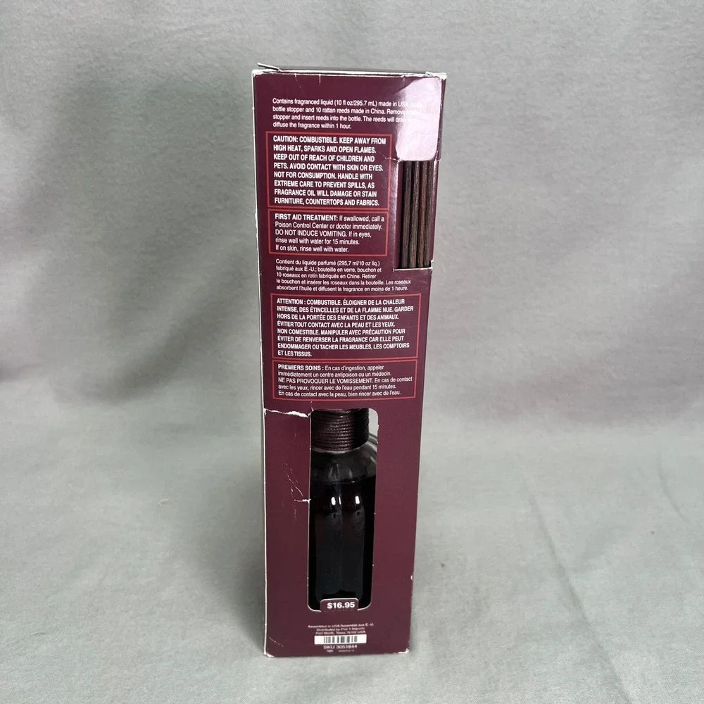 Pier 1 Imports Reed Diffuser Asian Spice Discontinued Fragrance 10oz NOS 2016
